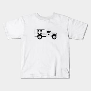 The Dodge WC-54 Black Outline Kids T-Shirt